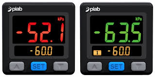Vacuostato digital SMC Rango -1 A 1bar